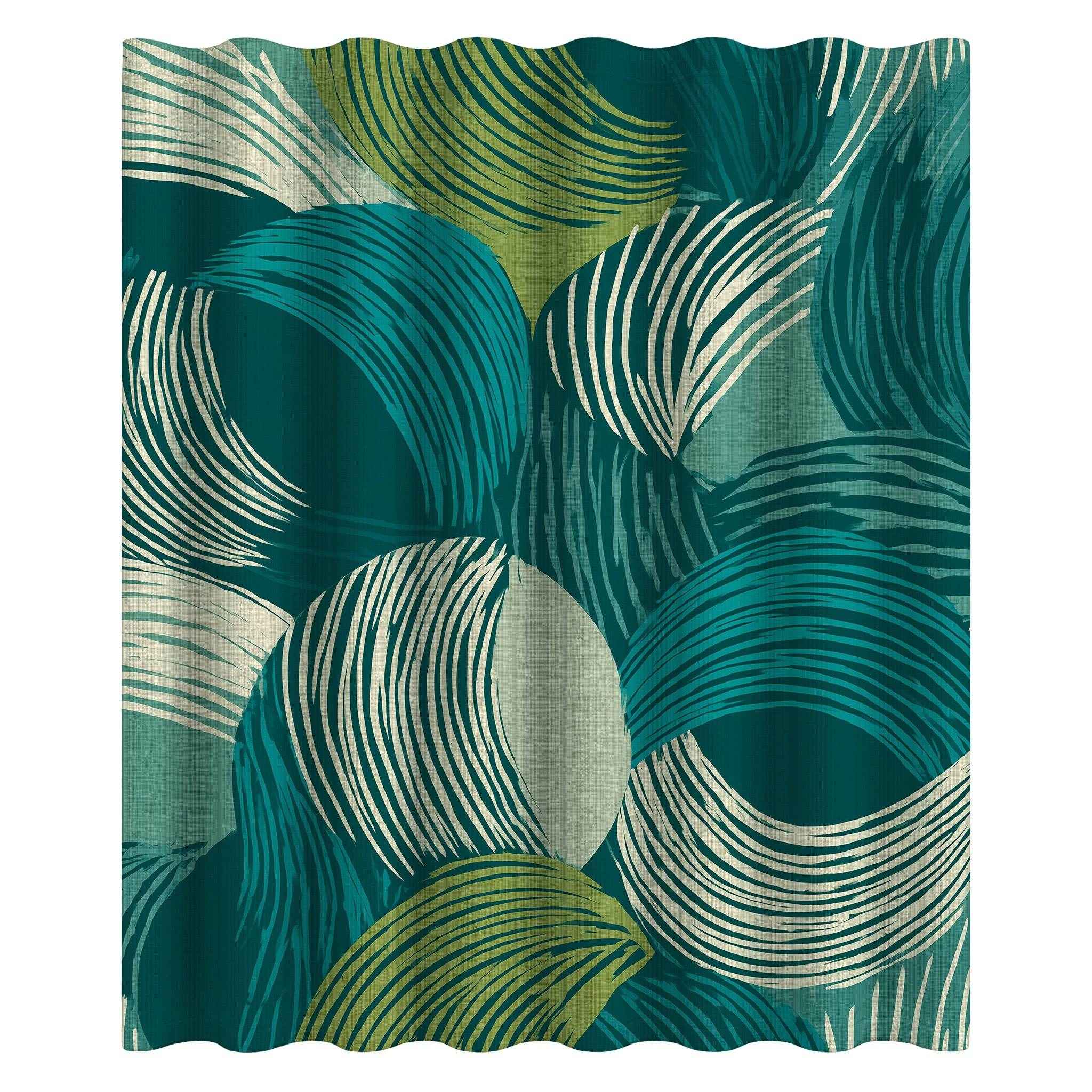 Modern Abstract Shower Curtain