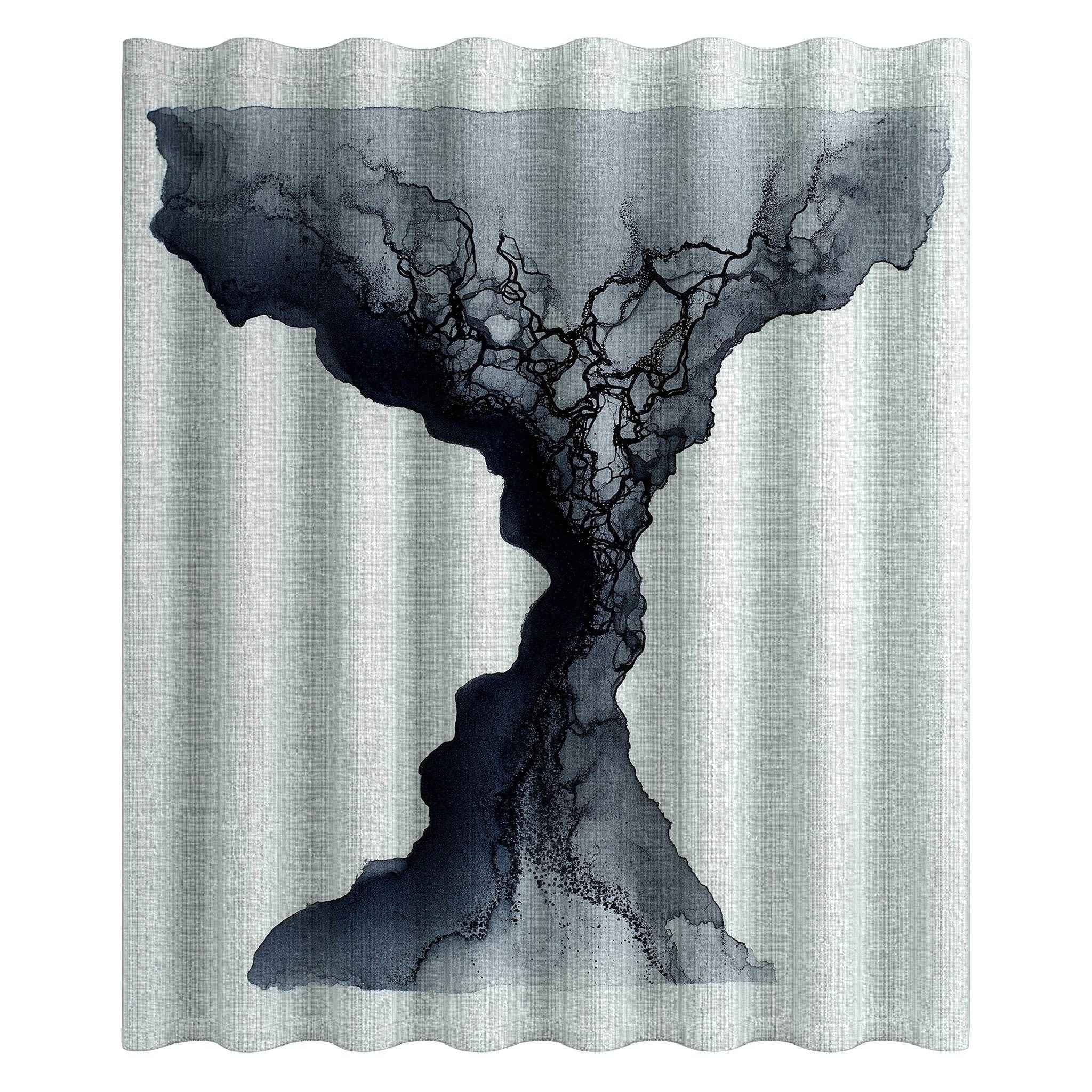 Elegant Abstract Shower Curtain