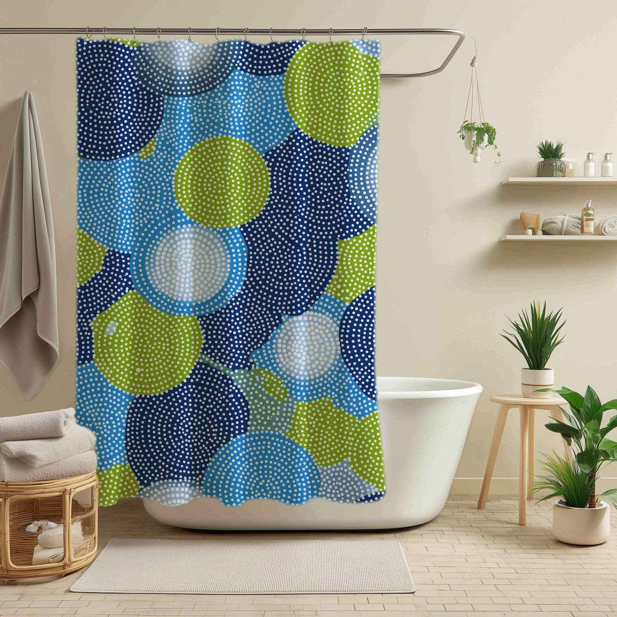Colorful Modern Shower Curtain