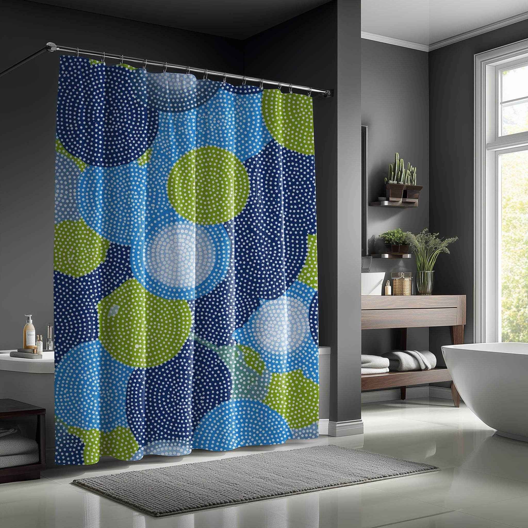 Colorful Modern Shower Curtain