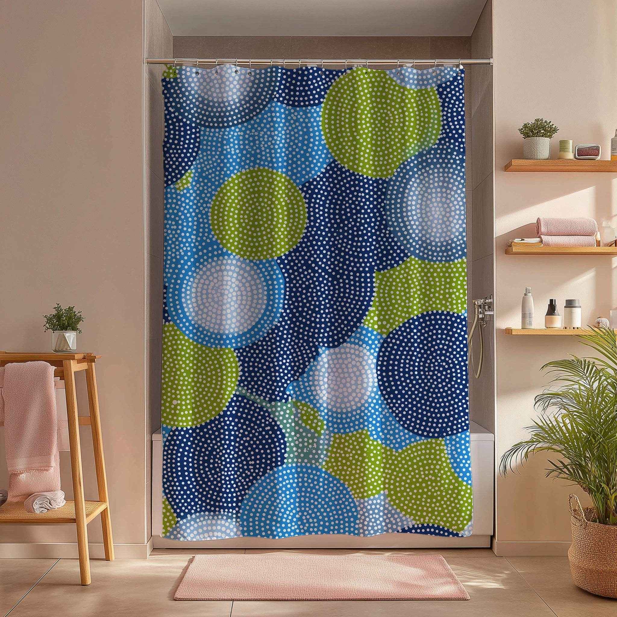 Colorful Modern Shower Curtain