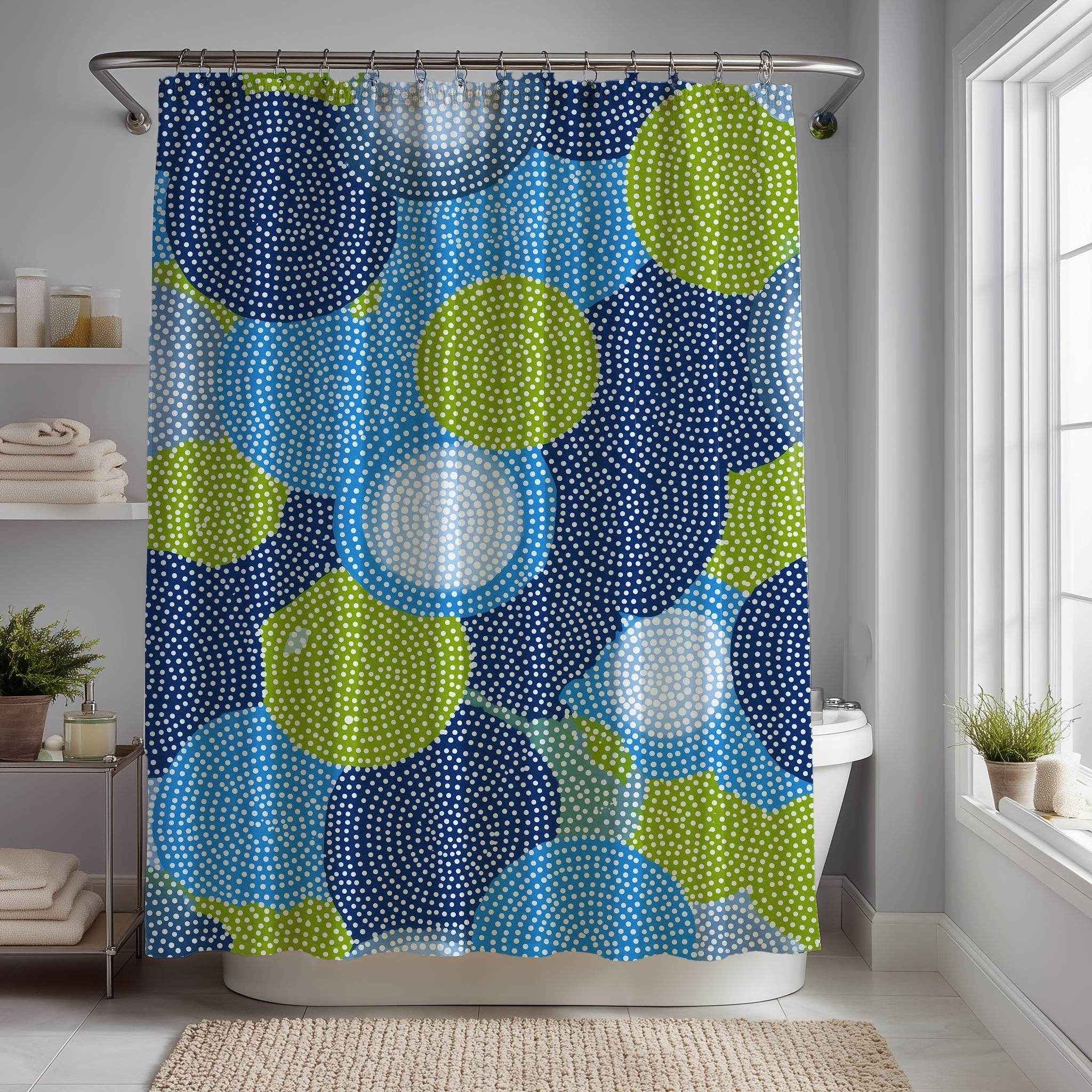 Colorful Modern Shower Curtain