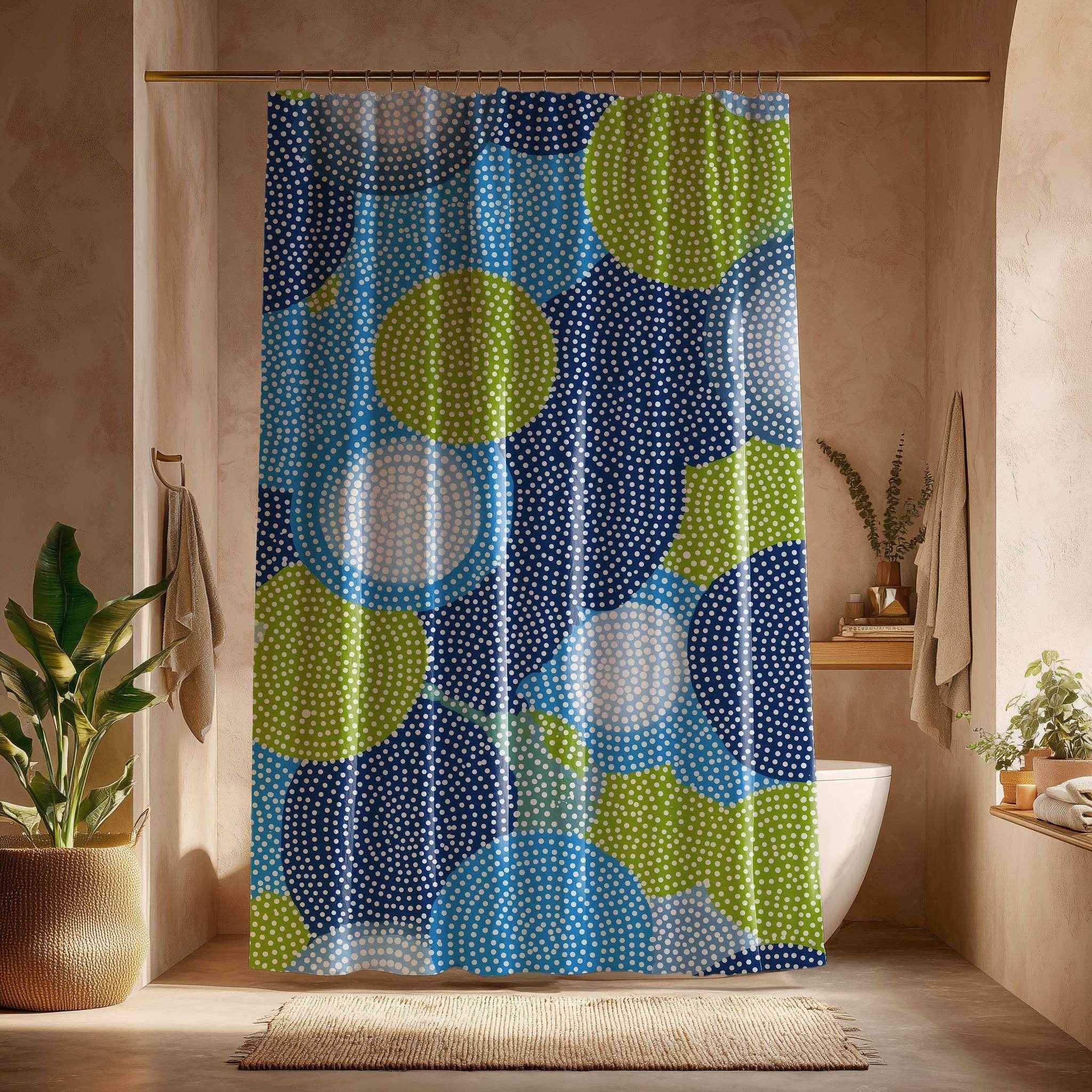 Colorful Modern Shower Curtain