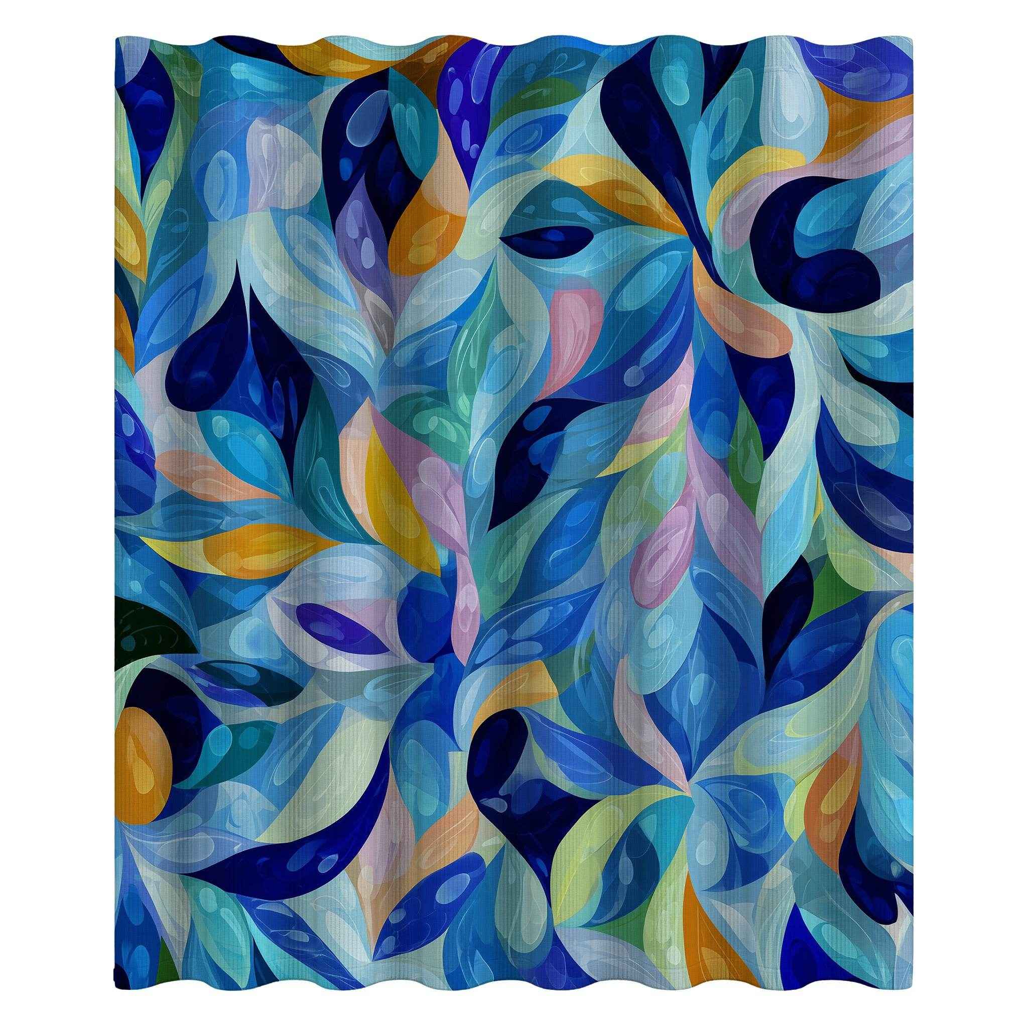 Colorful Abstract Shower Curtain