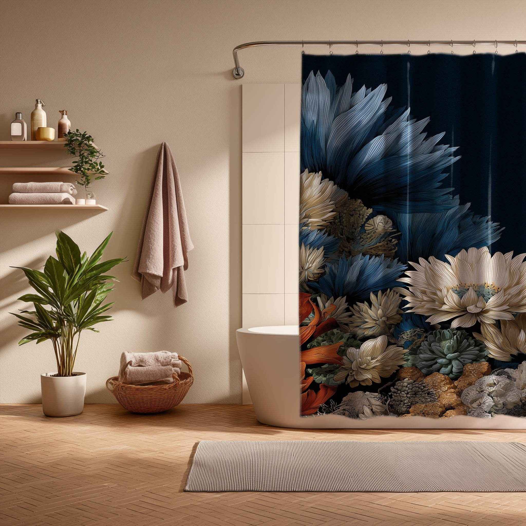 Floral Shower Curtains