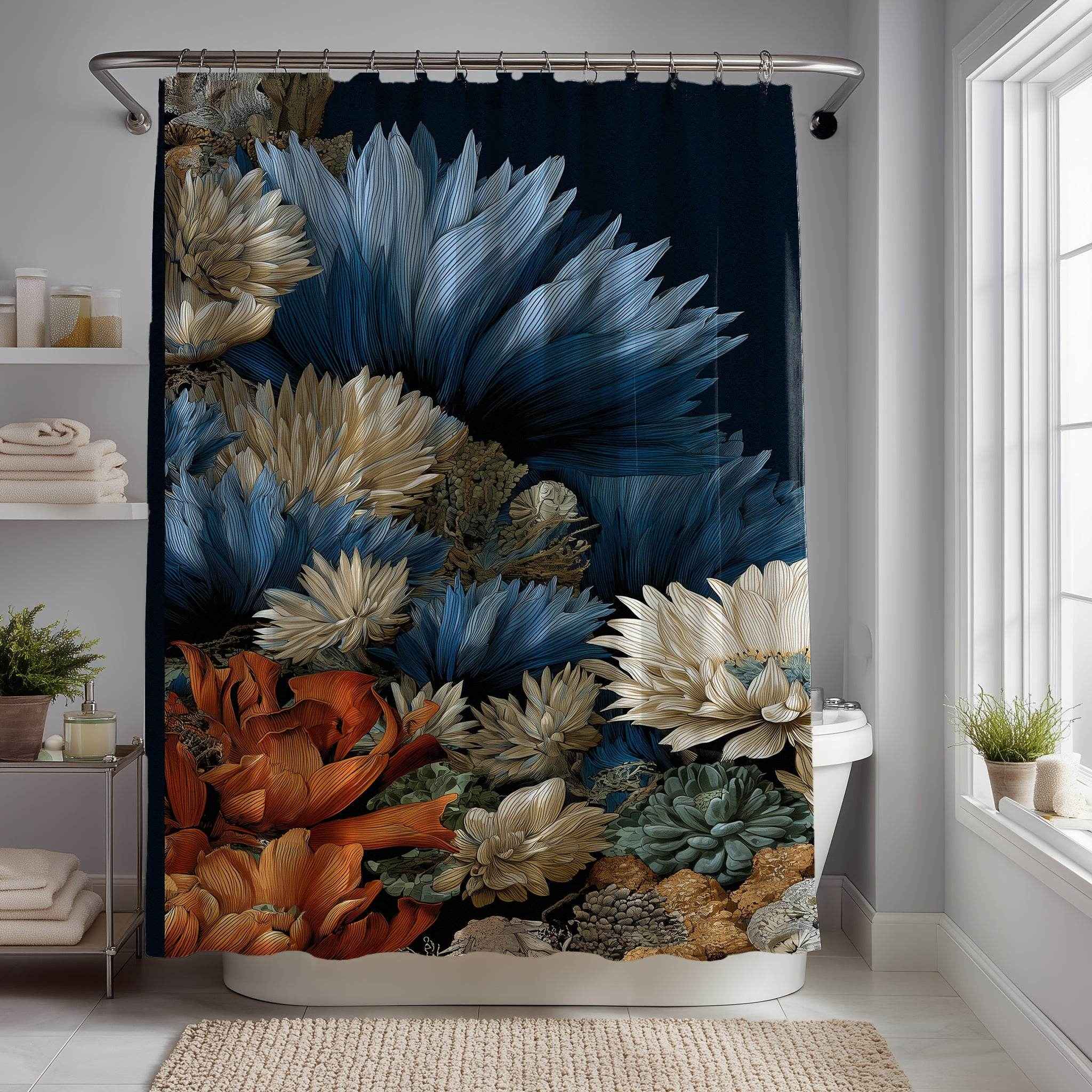 Floral Shower Curtains