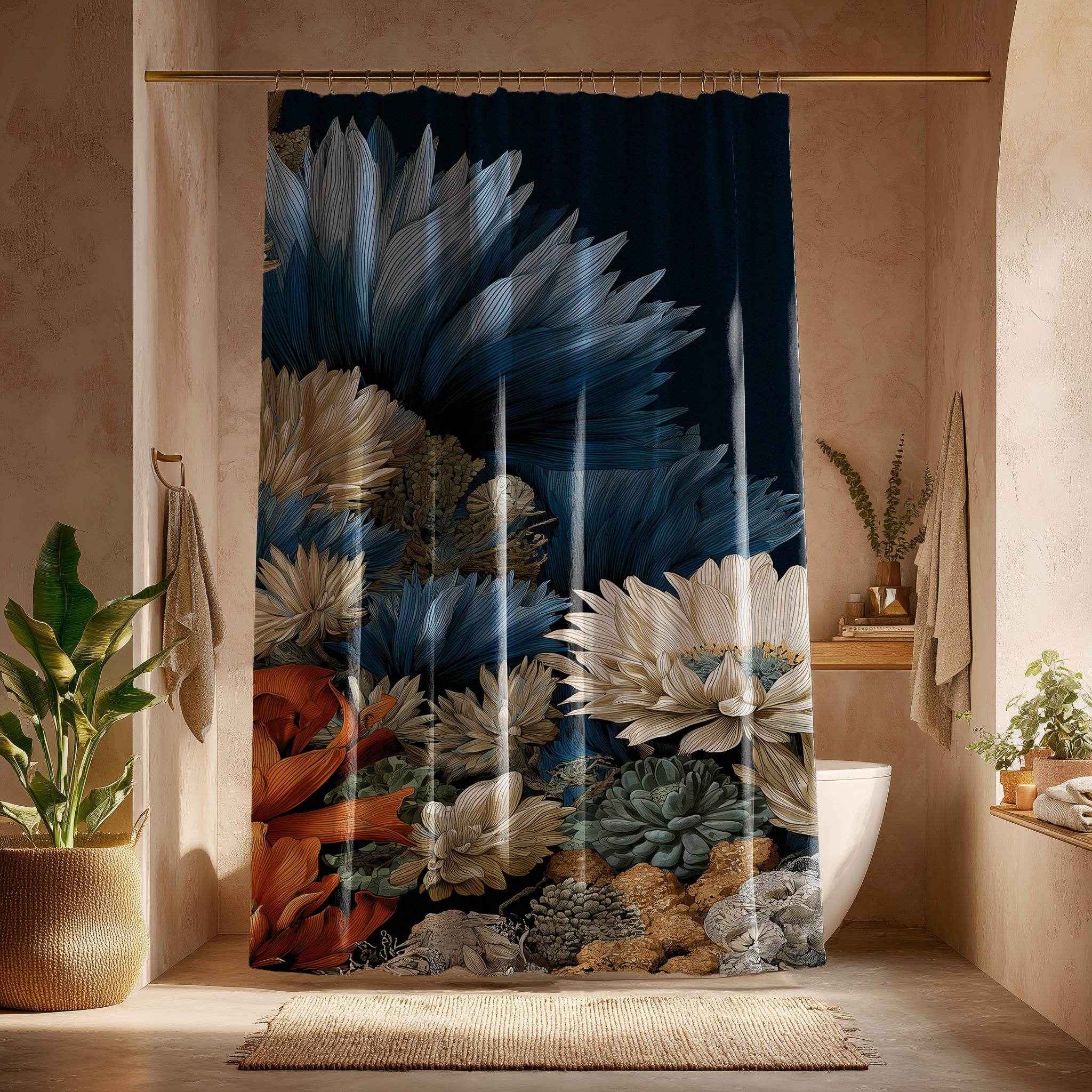 Floral Shower Curtains