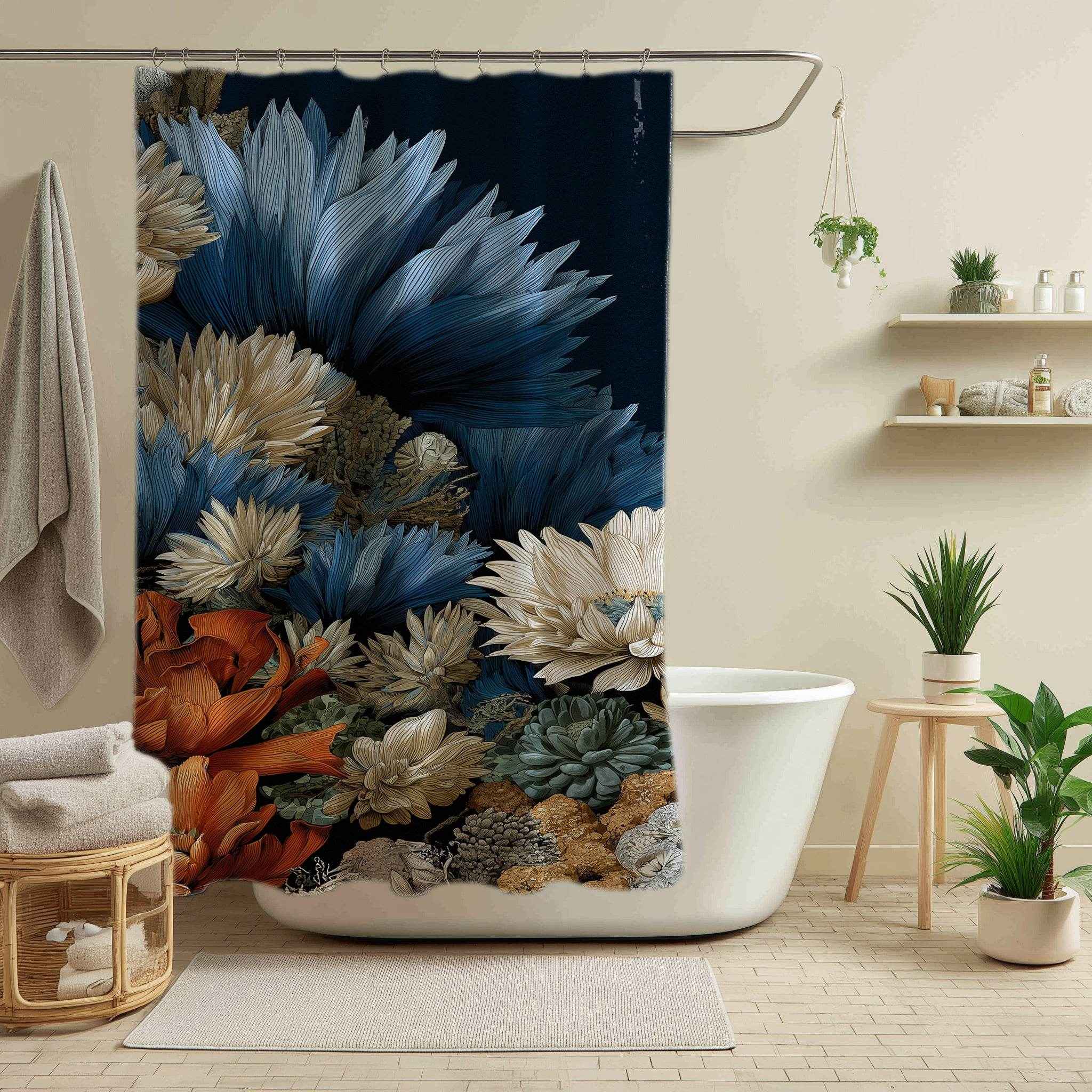 Floral Shower Curtains