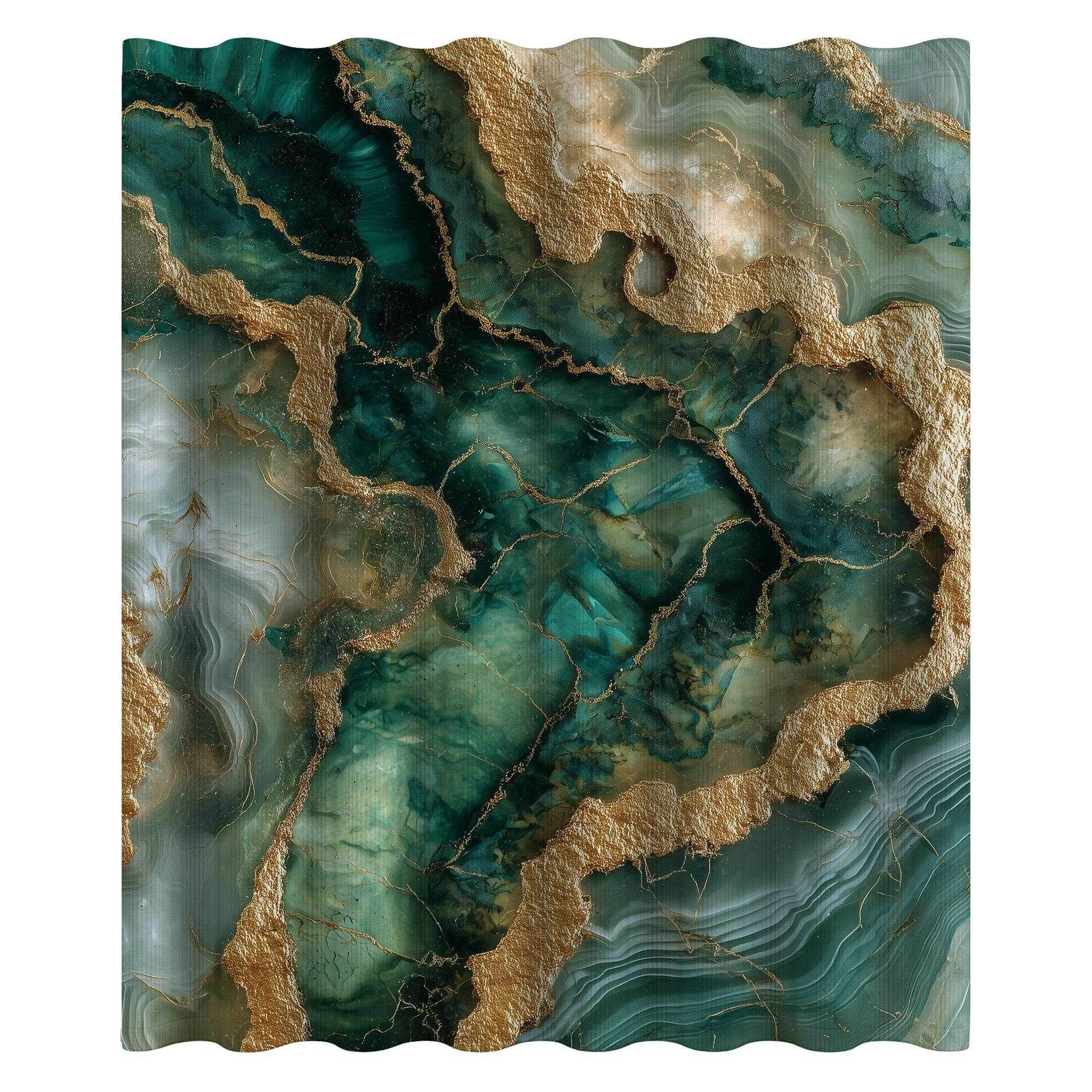 Elegant Geode Shower Curtain