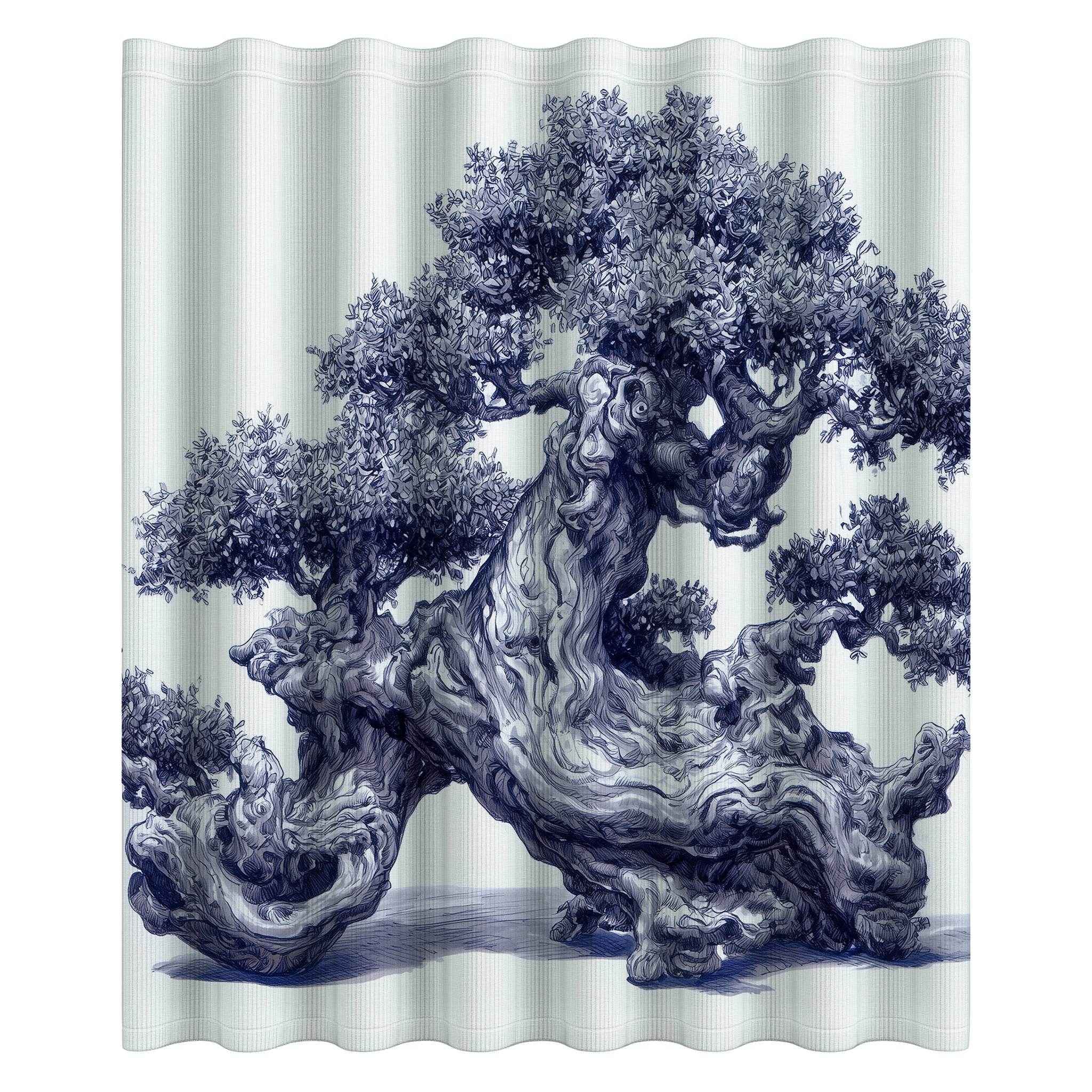 Nature-Inspired Shower Curtain