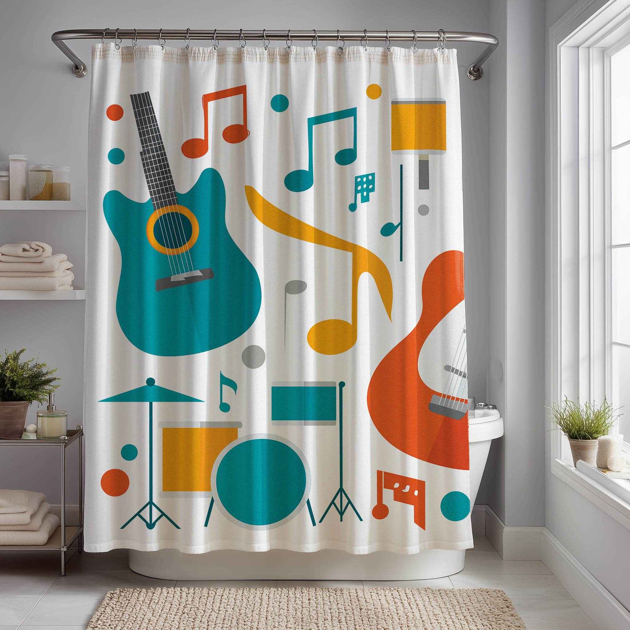 Musical Shower Curtain