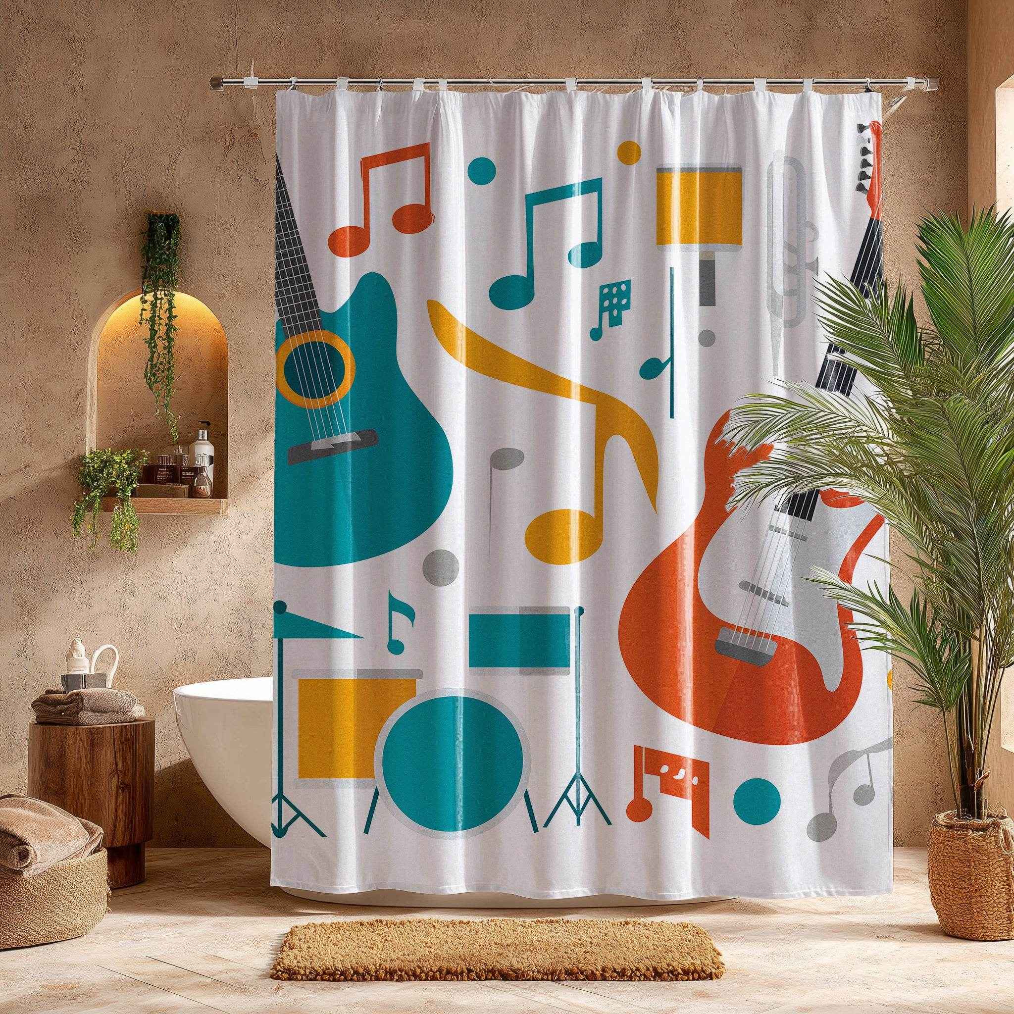 Musical Shower Curtain