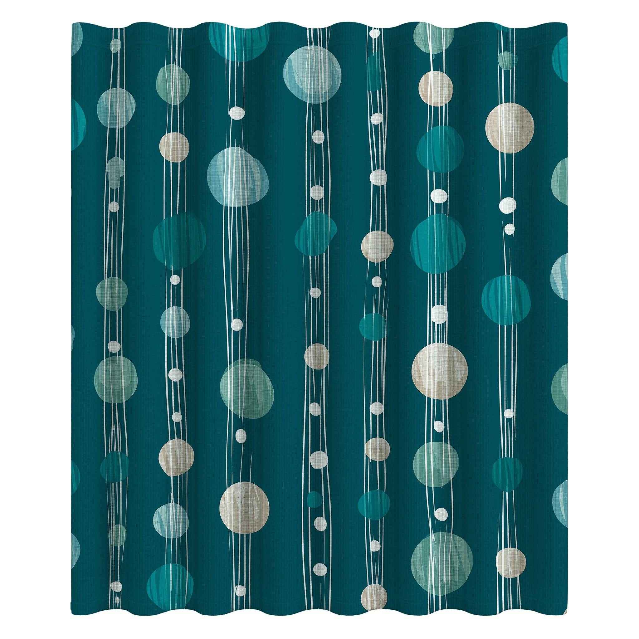 Elegant Watercolor Shower Curtain, Modern Bathroom Decor, Boho Style, Nautical Vibe, Home Accessories, Gift for Her
