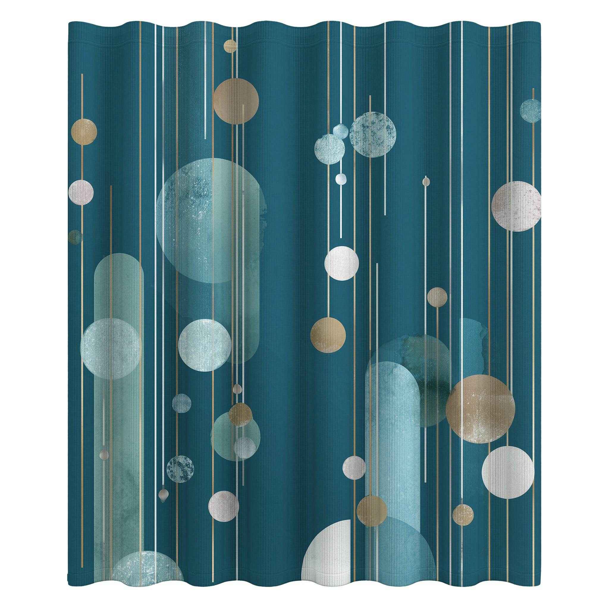 Modern Minimalist Shower Curtains - Geometric Boho Decor, Bathroom Makeover Accessory, Stylish Home Decor