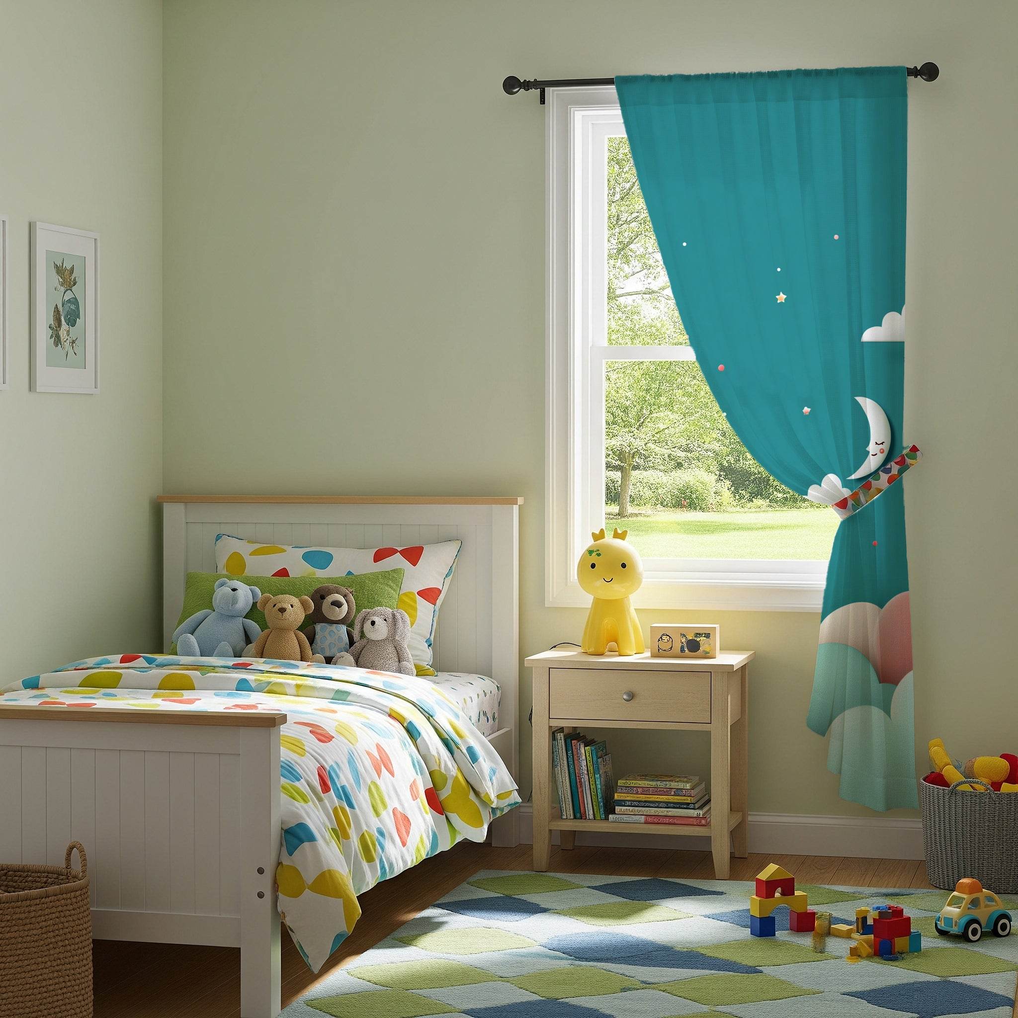 Dreamy Cloud Window Curtain - Soft Aesthetic Room Decor for Cozy Spaces, Kids Bedrooms, Nursery, Home Styling, Gift Idea - Home Decor -