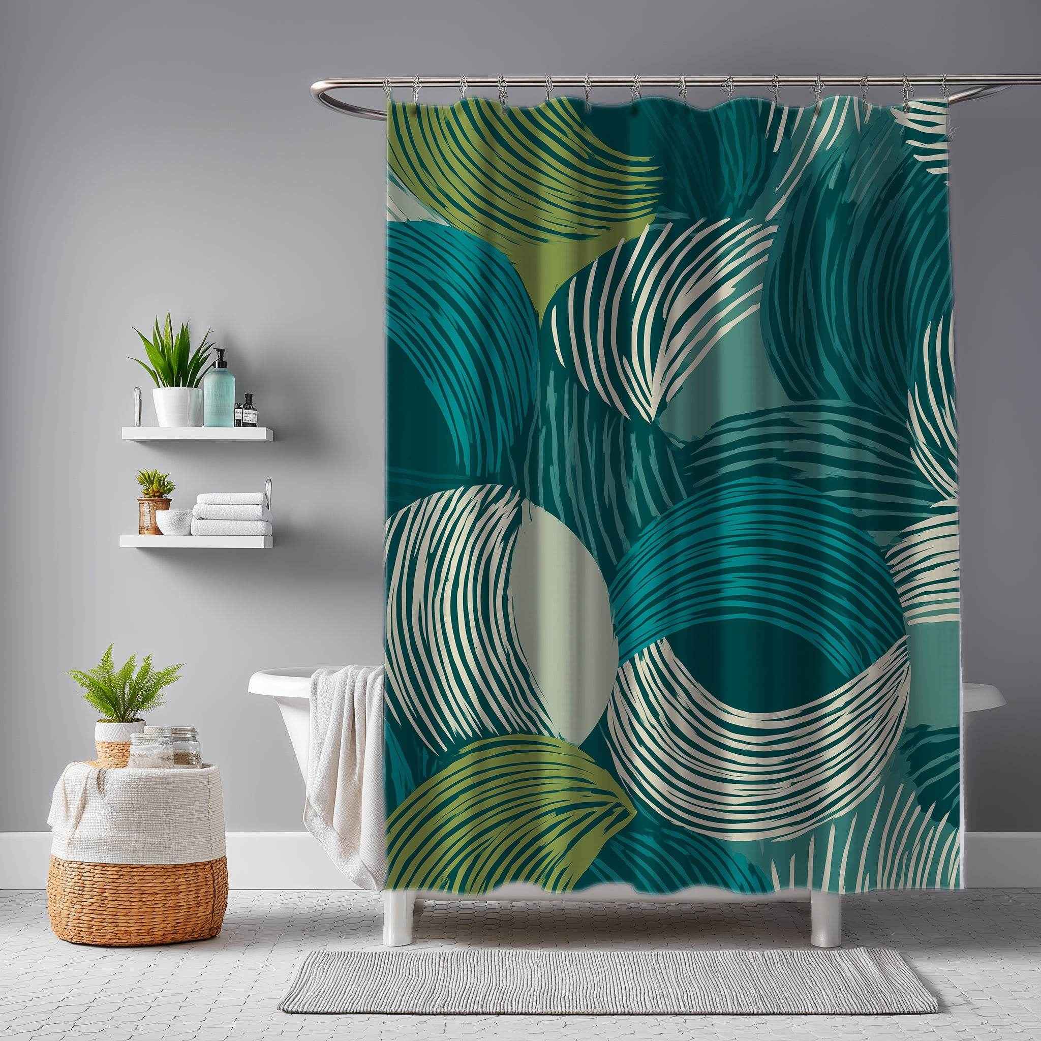 Modern Abstract Shower Curtain