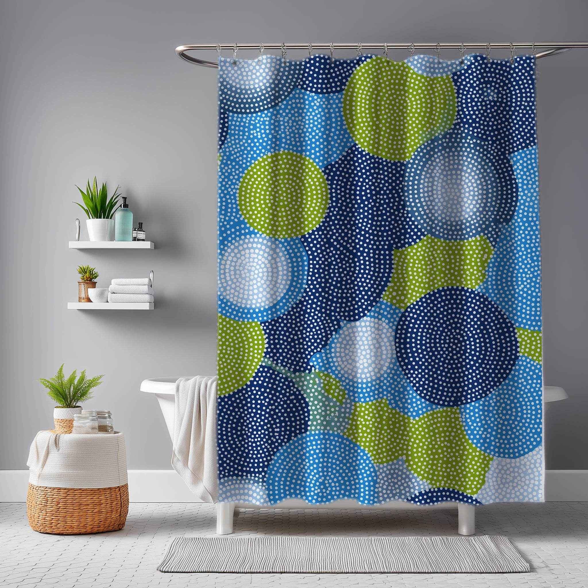 Colorful Modern Shower Curtain