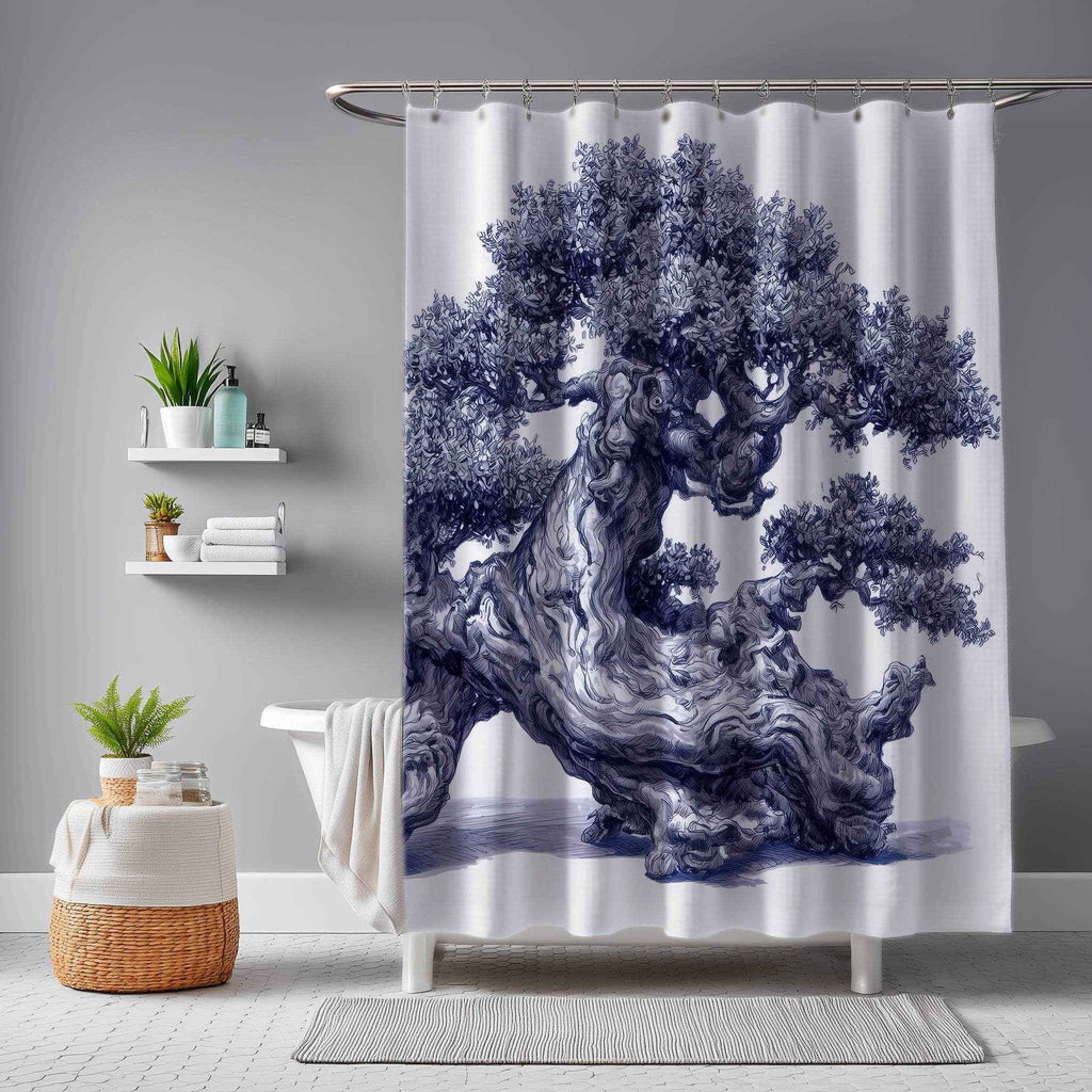 Nature-Inspired Shower Curtain