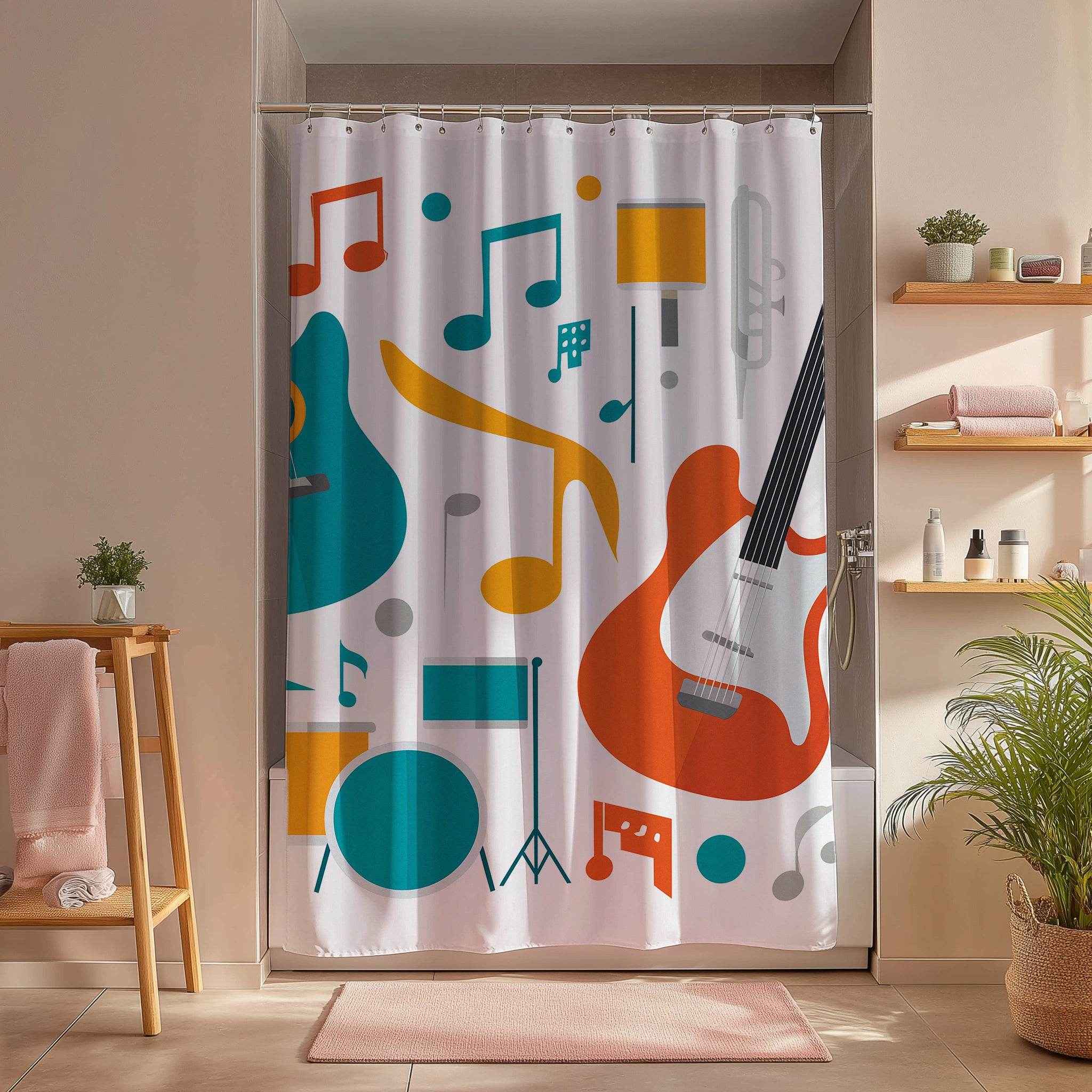 Musical Shower Curtain