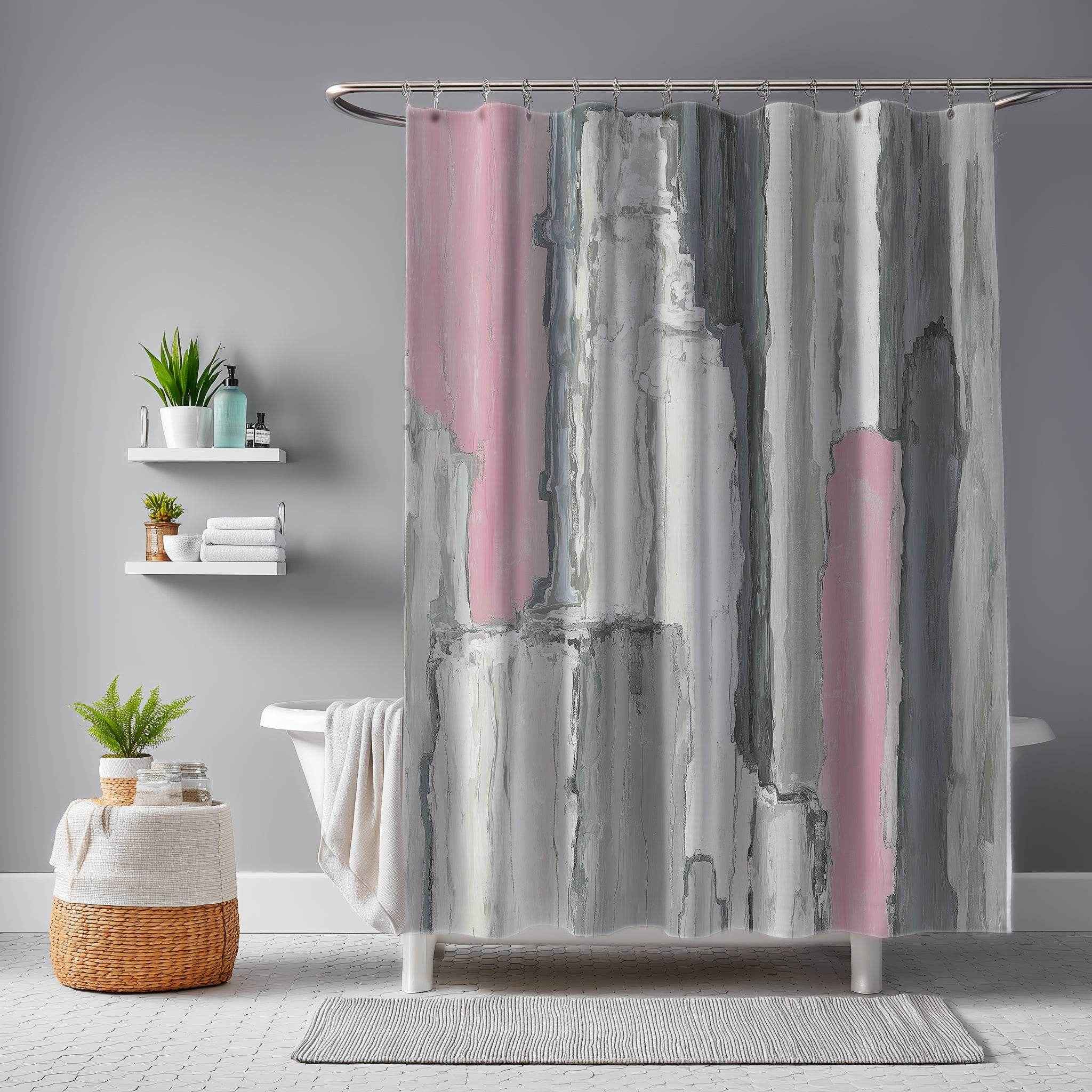 Stylish Abstract Shower Curtains, Modern Bathroom Decor, Chic Home Upgrade, Gift for New Homeowners, Trendy Bathroom Accessories